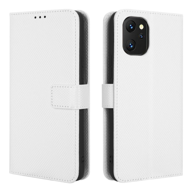 For UMIDIGI Power 7 Max Diamond Texture Leather Phone Case