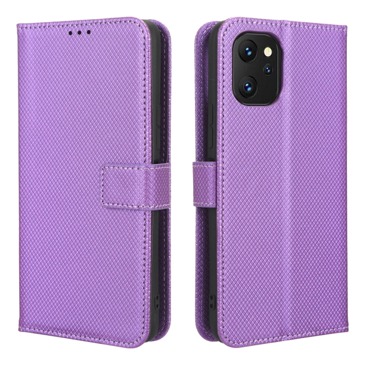 For UMIDIGI Power 7 Max Diamond Texture Leather Phone Case