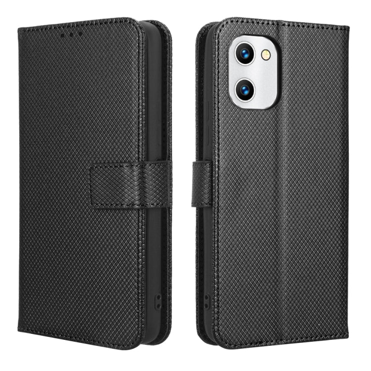 For UMIDIGI C1 Diamond Texture Leather Phone Case