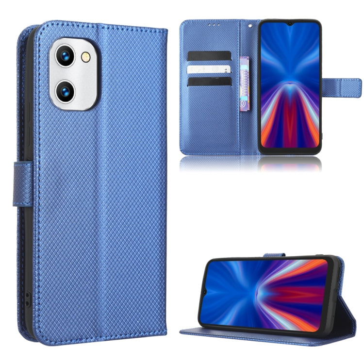 For UMIDIGI C1 Diamond Texture Leather Phone Case