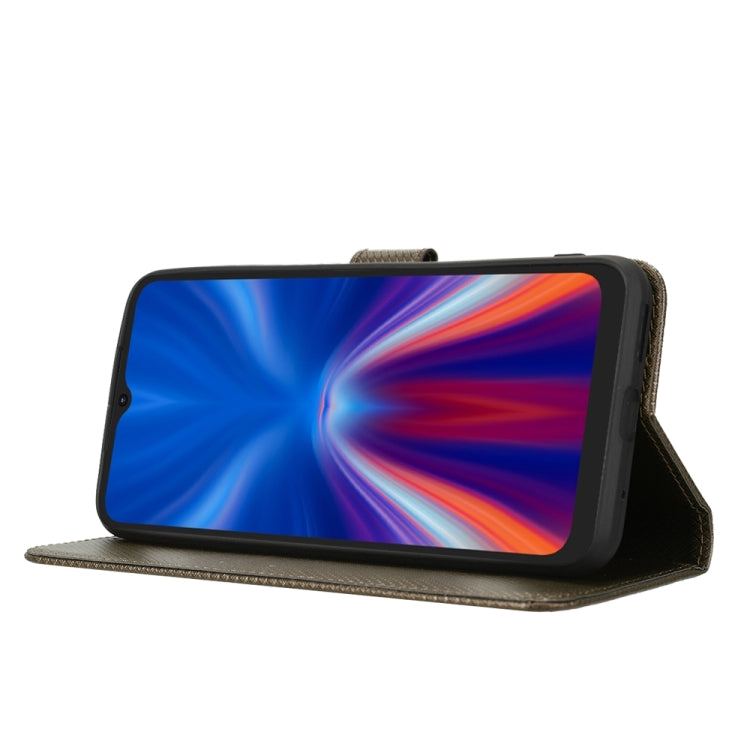 For UMIDIGI C1 Diamond Texture Leather Phone Case