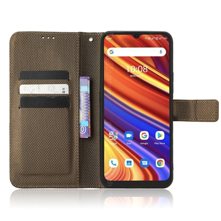 For UMIDIGI F3 5G / 4G / F3S / F3 SE Diamond Texture Leather Phone Case