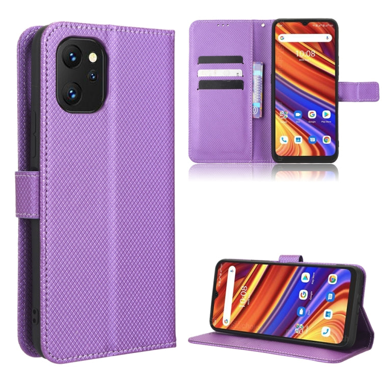 For UMIDIGI F3 5G / 4G / F3S / F3 SE Diamond Texture Leather Phone Case