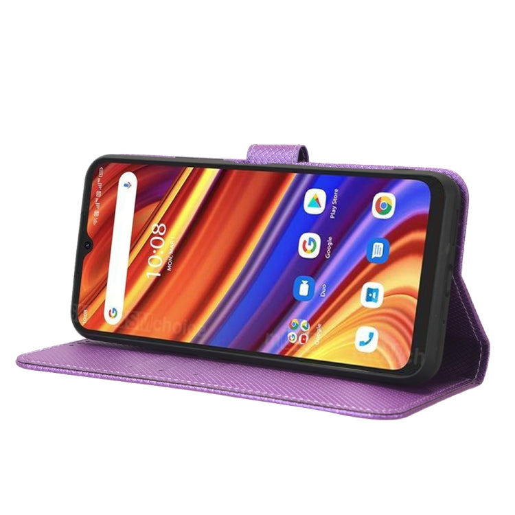 For UMIDIGI F3 5G / 4G / F3S / F3 SE Diamond Texture Leather Phone Case