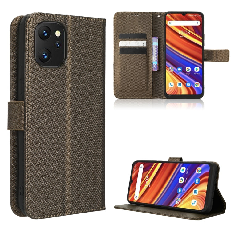 For UMIDIGI Power 7 / Power 7S Diamond Texture Leather Phone Case