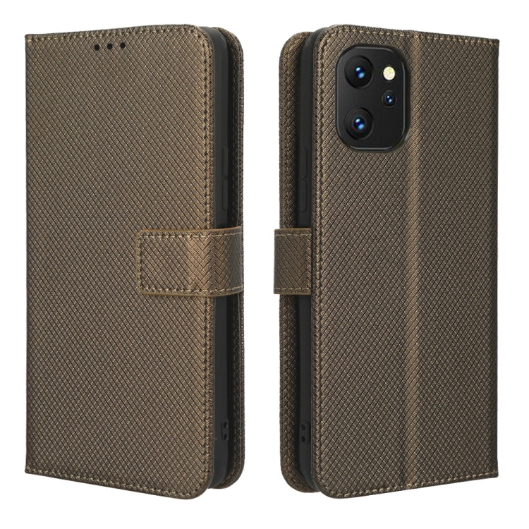 For UMIDIGI Power 7 / Power 7S Diamond Texture Leather Phone Case