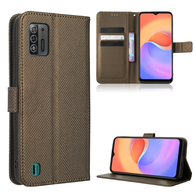 For ZTE Blade A52 Lite Diamond Texture Leather Phone Case