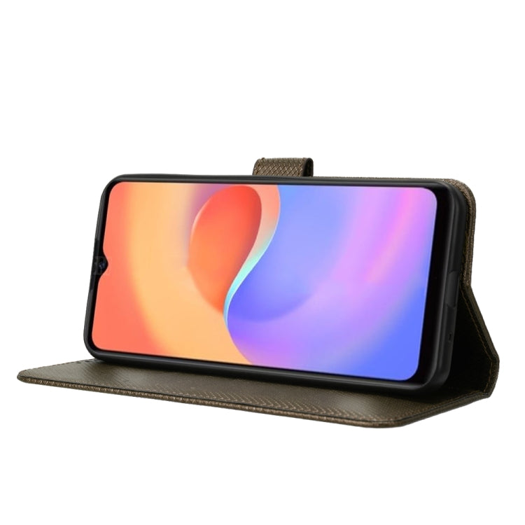 For ZTE Blade A52 Lite Diamond Texture Leather Phone Case