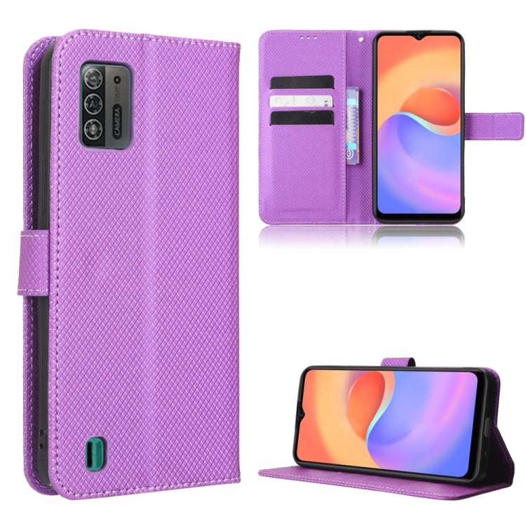 For ZTE Blade A52 Lite Diamond Texture Leather Phone Case