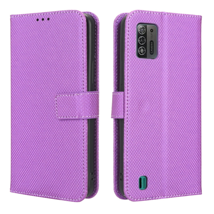 For ZTE Blade A52 Lite Diamond Texture Leather Phone Case