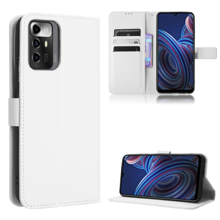 For ZTE Blade A72 5G Diamond Texture Leather Phone Case