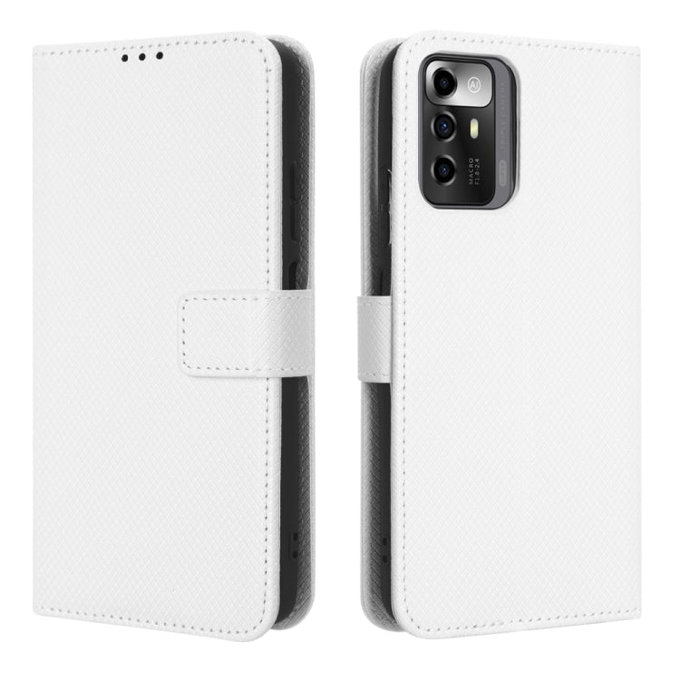 For ZTE Blade A72 5G Diamond Texture Leather Phone Case