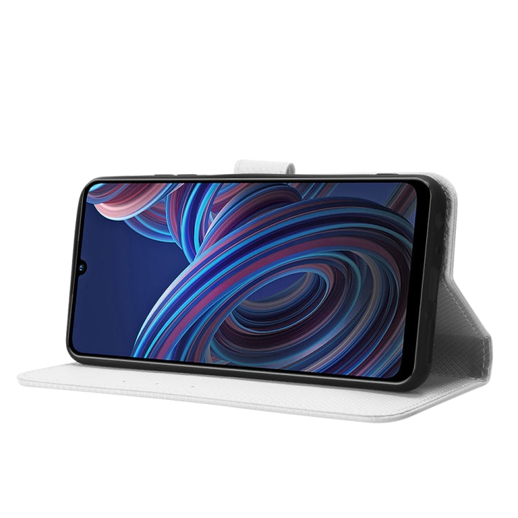 For ZTE Blade A72 5G Diamond Texture Leather Phone Case