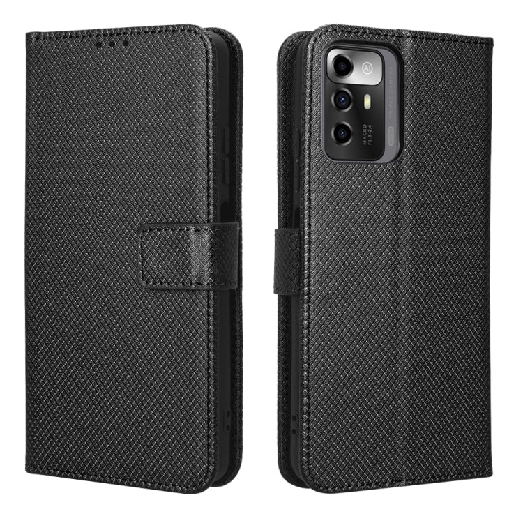 For ZTE Blade A72 5G Diamond Texture Leather Phone Case