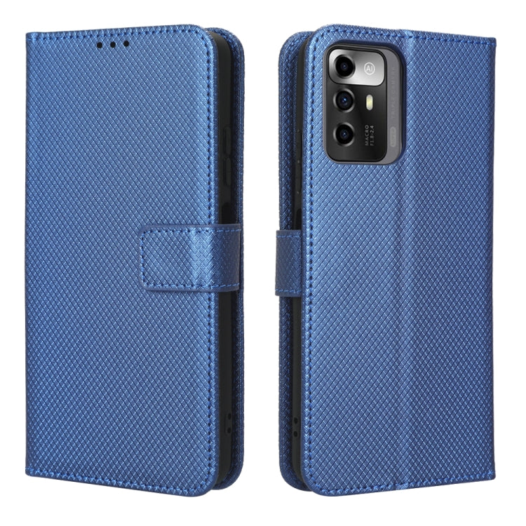 For ZTE Blade A72 5G Diamond Texture Leather Phone Case