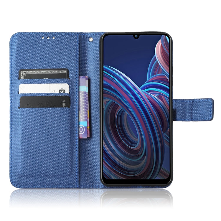 For ZTE Blade A72 5G Diamond Texture Leather Phone Case