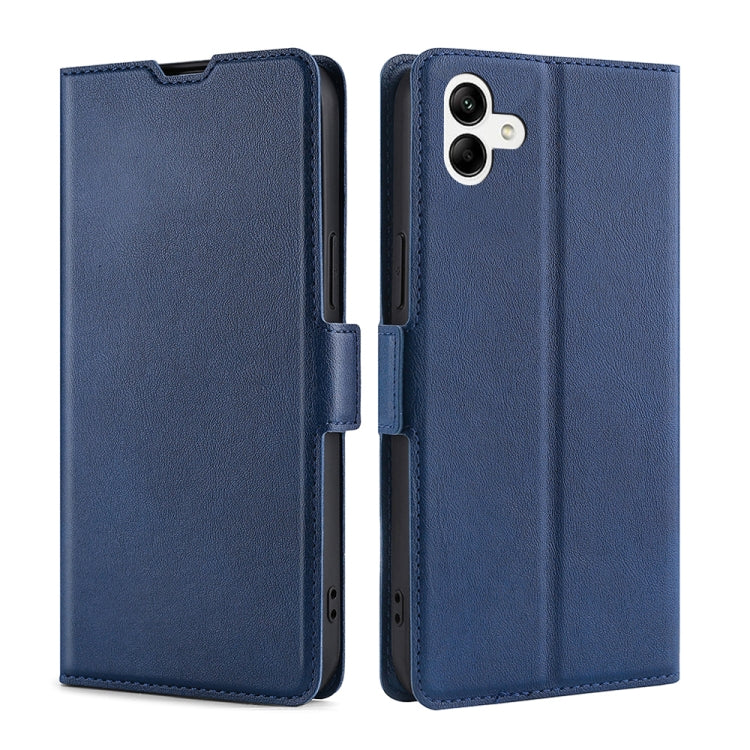 For Samsung Galaxy A04 Ultra-thin Voltage Side Buckle Horizontal Flip Leather Phone Case