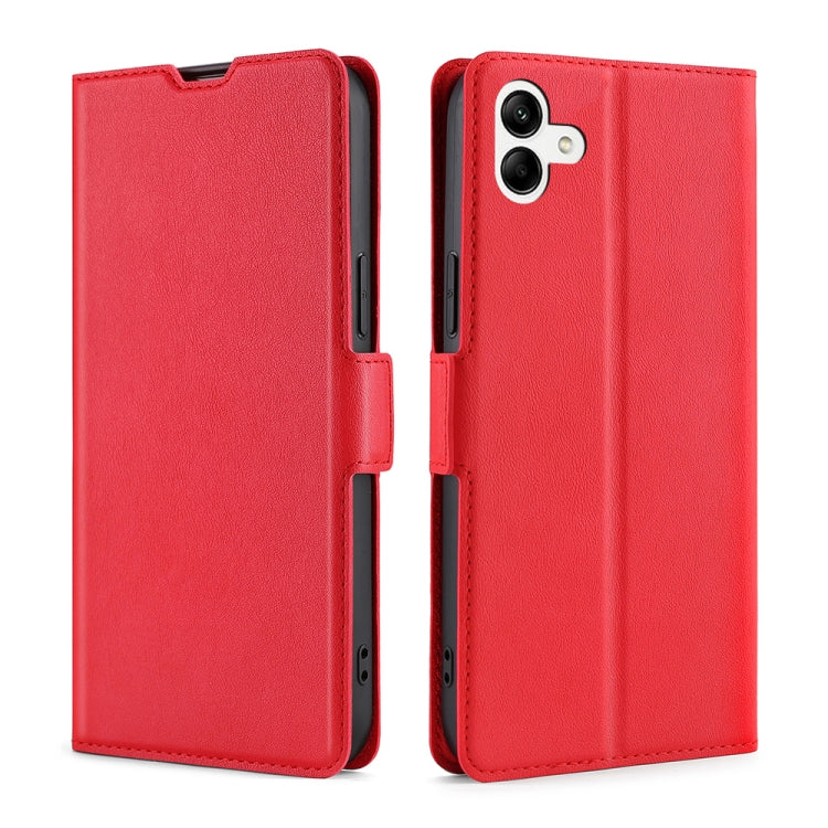 For Samsung Galaxy A04 Ultra-thin Voltage Side Buckle Horizontal Flip Leather Phone Case