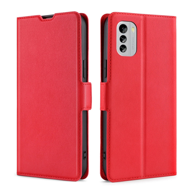 For Nokia G60 5G Ultra-thin Voltage Side Buckle Horizontal Flip Leather Phone Case