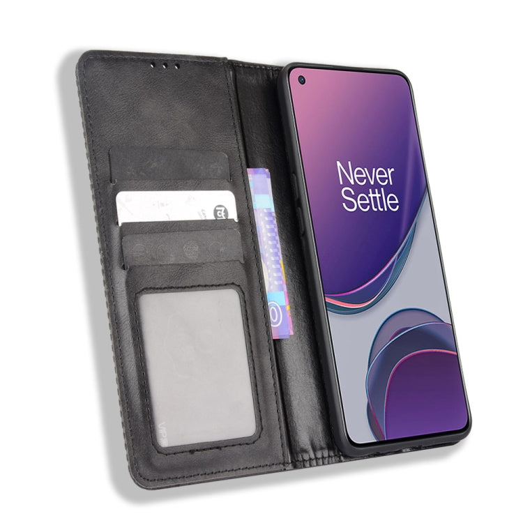 Magnetic Buckle Retro Texture Leather Phone Case For OPPO Reno8 Lite 5G / Reno8 Z / Reno7 Z / A96 5G / OnePlus Nord N20 5G