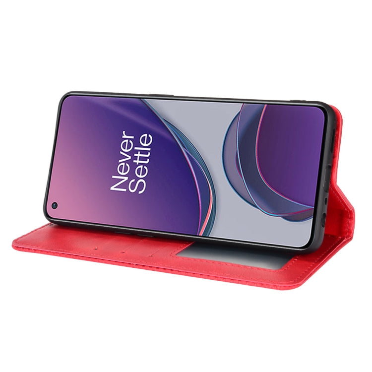 Magnetic Buckle Retro Texture Leather Phone Case For OPPO Reno8 Lite 5G / Reno8 Z / Reno7 Z / A96 5G / OnePlus Nord N20 5G