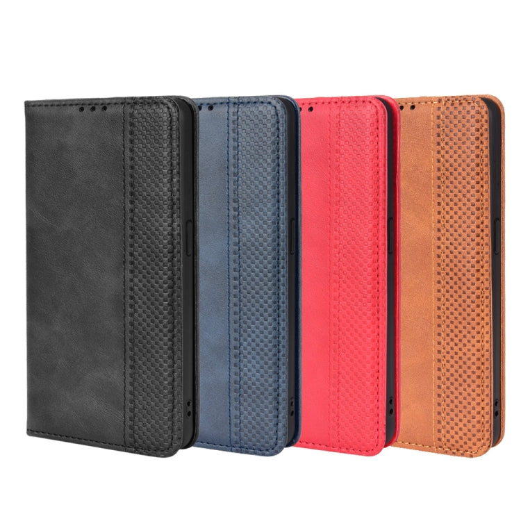 Magnetic Buckle Retro Texture Leather Phone Case For OPPO Reno8 Lite 5G / Reno8 Z / Reno7 Z / A96 5G / OnePlus Nord N20 5G