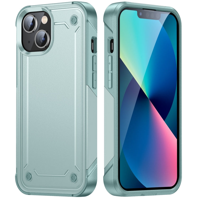 For iPhone 14 2 in 1 Soft TPU Hard PC Phone Case