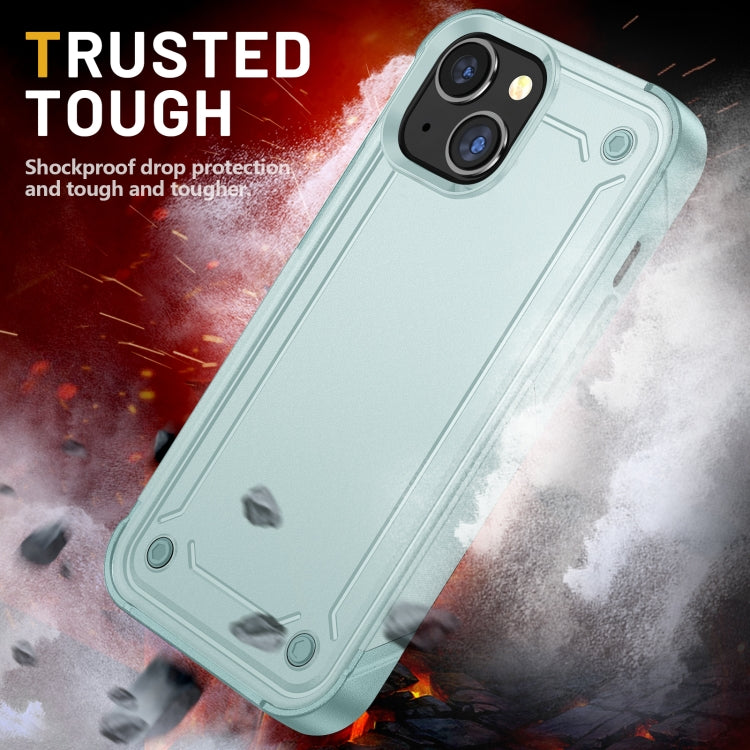 For iPhone 14 2 in 1 Soft TPU Hard PC Phone Case