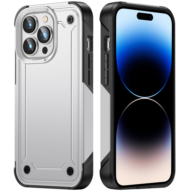 For iPhone 14 Pro 2 in 1 Soft TPU Hard PC Phone Case