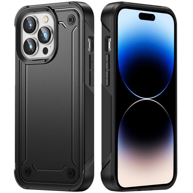 For iPhone 14 Pro 2 in 1 Soft TPU Hard PC Phone Case