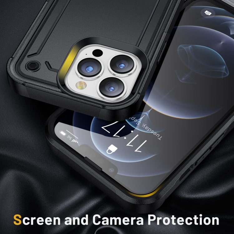 For iPhone 14 Pro 2 in 1 Soft TPU Hard PC Phone Case