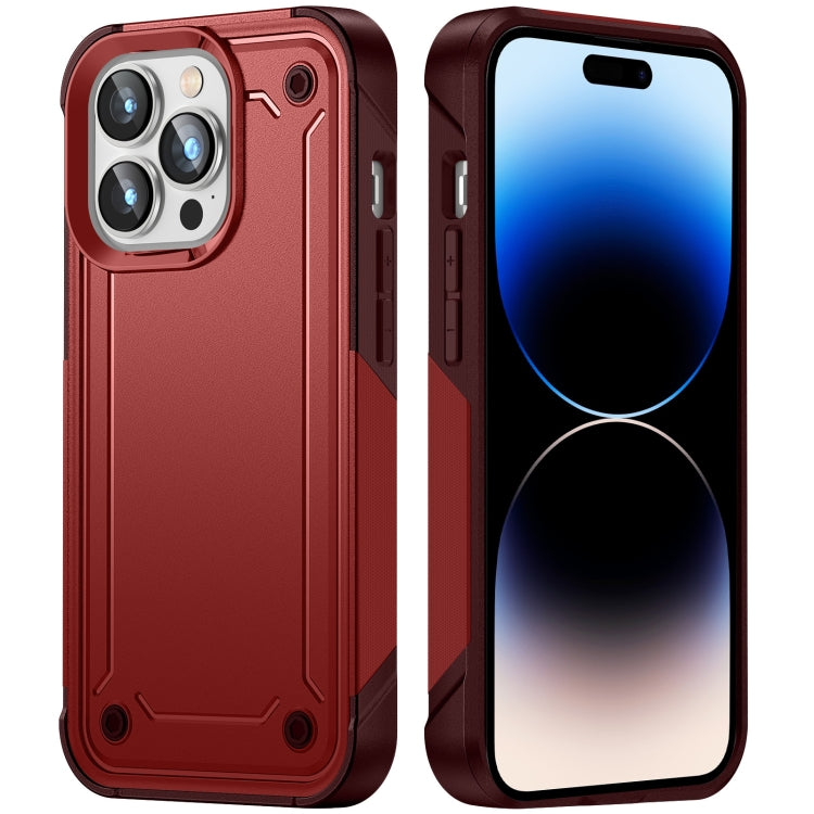 For iPhone 14 Pro 2 in 1 Soft TPU Hard PC Phone Case