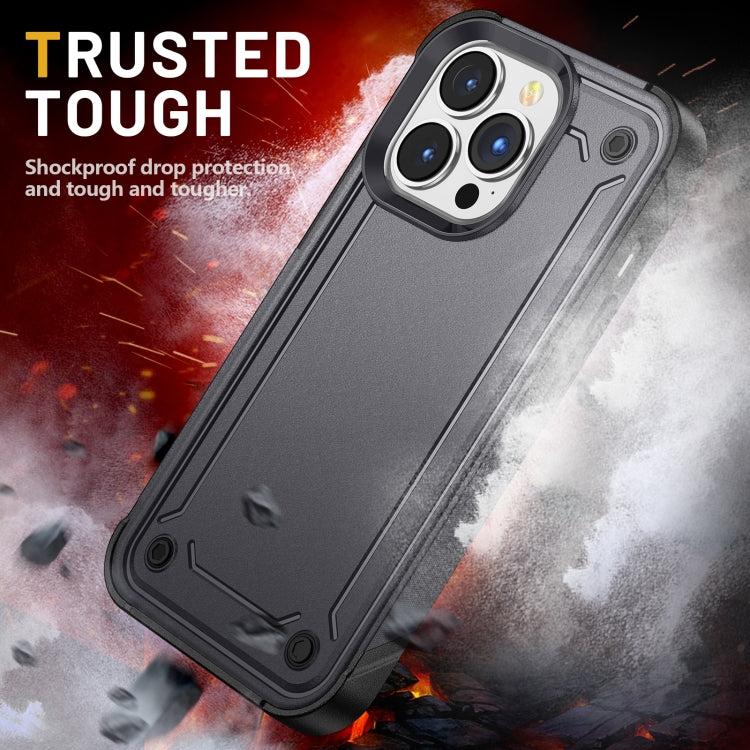 For iPhone 14 Pro 2 in 1 Soft TPU Hard PC Phone Case