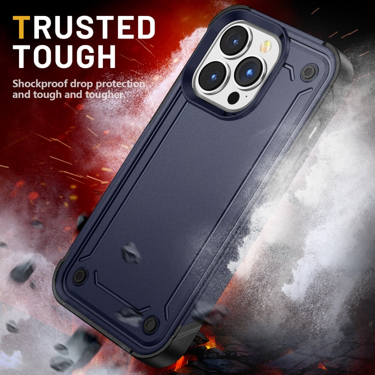For iPhone 14 Pro 2 in 1 Soft TPU Hard PC Phone Case