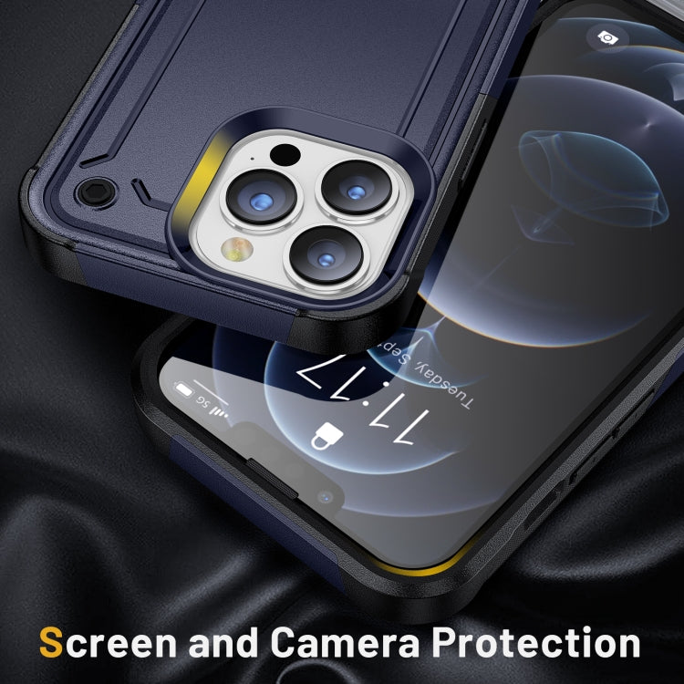 For iPhone 14 Pro 2 in 1 Soft TPU Hard PC Phone Case