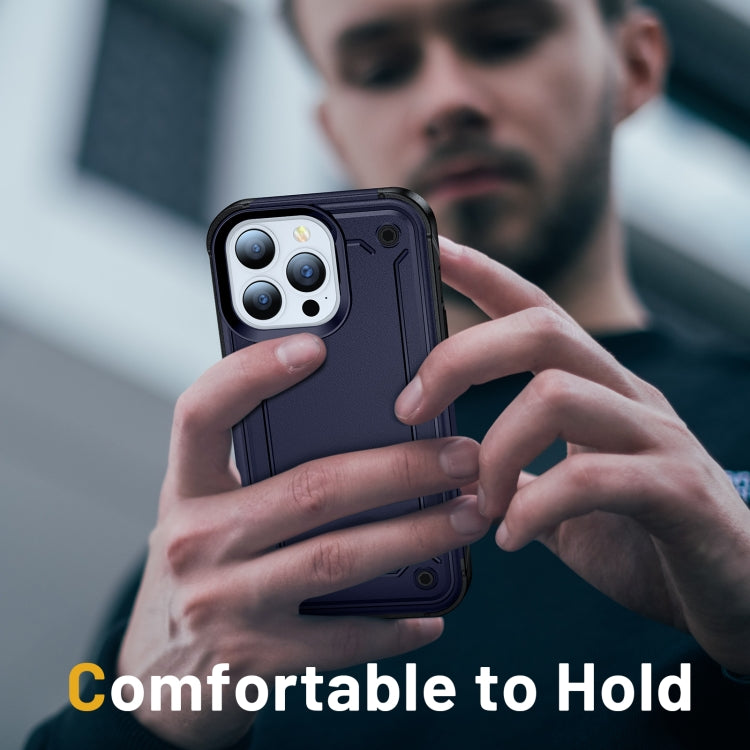 For iPhone 14 Pro 2 in 1 Soft TPU Hard PC Phone Case