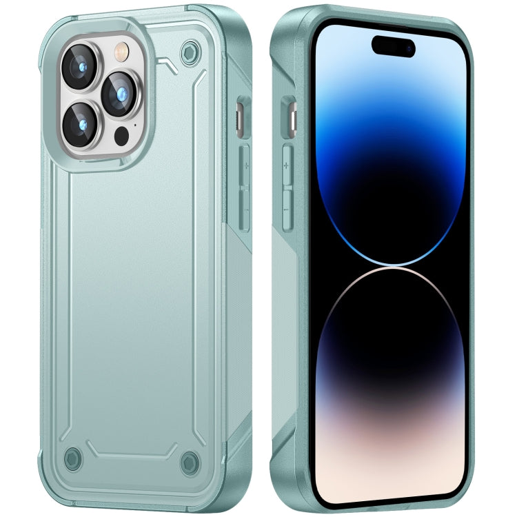 For iPhone 14 Pro 2 in 1 Soft TPU Hard PC Phone Case