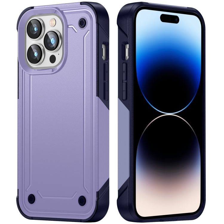 For iPhone 14 Pro 2 in 1 Soft TPU Hard PC Phone Case