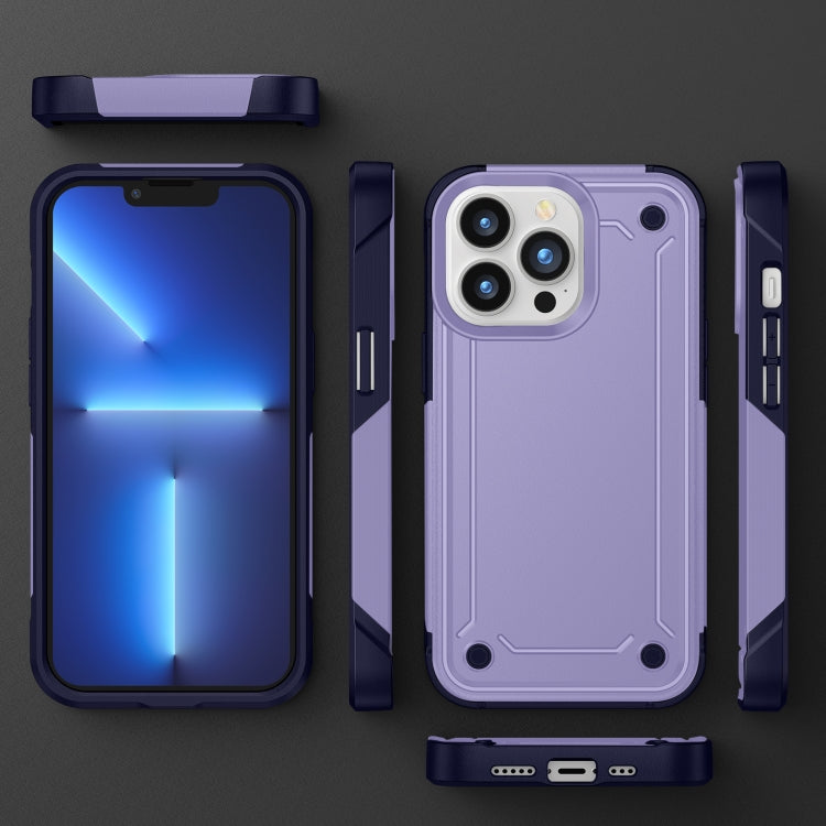For iPhone 14 Pro 2 in 1 Soft TPU Hard PC Phone Case
