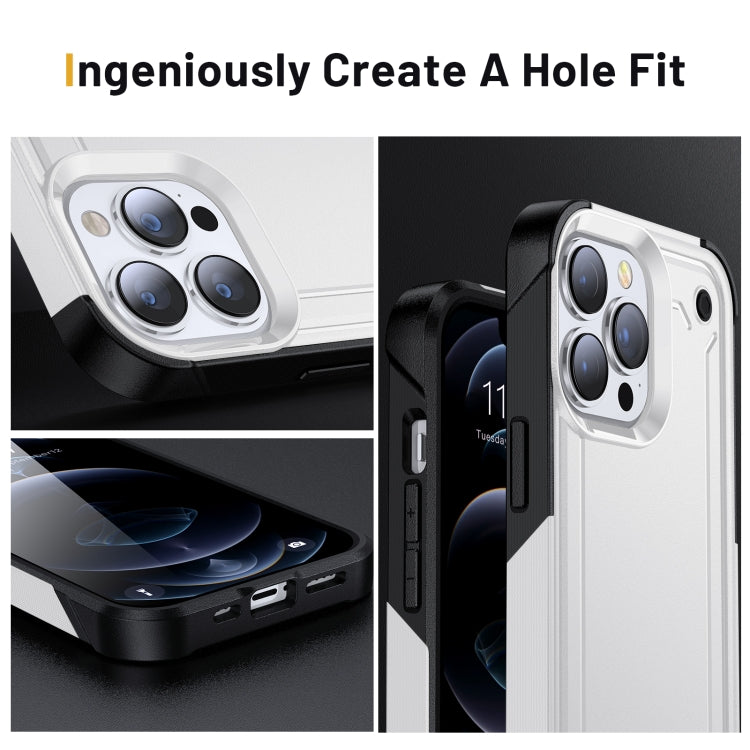 For iPhone 14 Pro Max 2 in 1 Soft TPU Hard PC Phone Case
