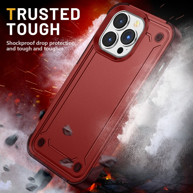 For iPhone 14 Pro Max 2 in 1 Soft TPU Hard PC Phone Case