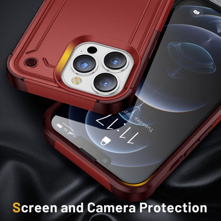 For iPhone 14 Pro Max 2 in 1 Soft TPU Hard PC Phone Case