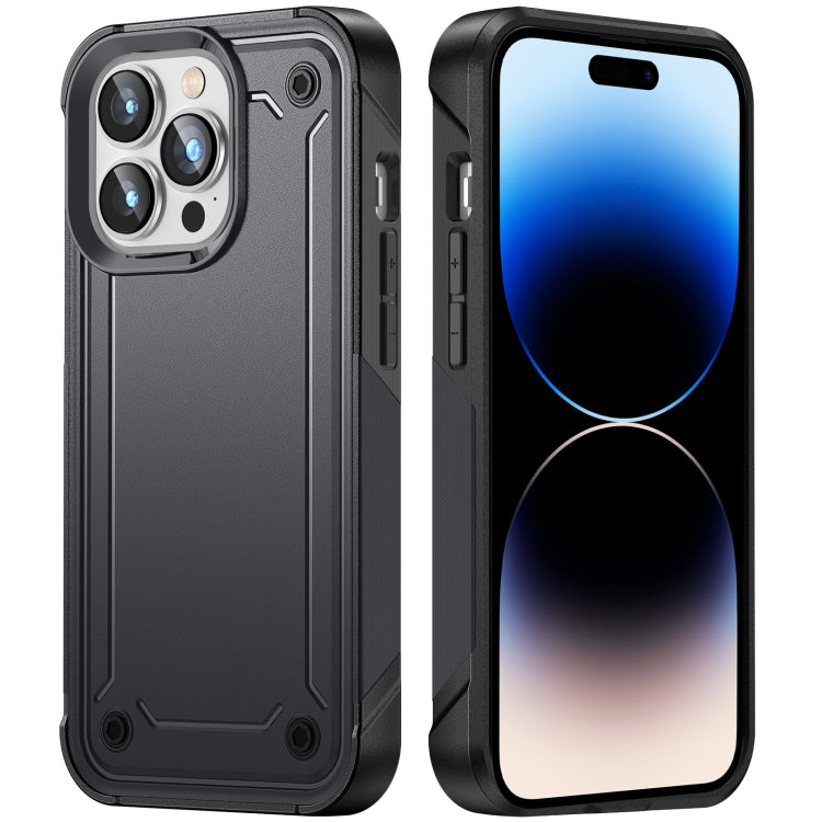 For iPhone 14 Pro Max 2 in 1 Soft TPU Hard PC Phone Case