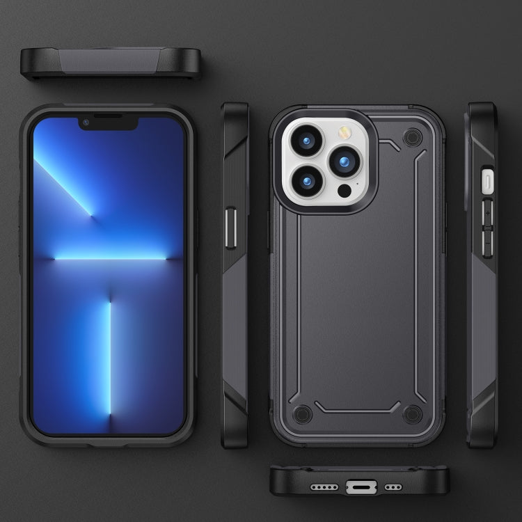 For iPhone 14 Pro Max 2 in 1 Soft TPU Hard PC Phone Case