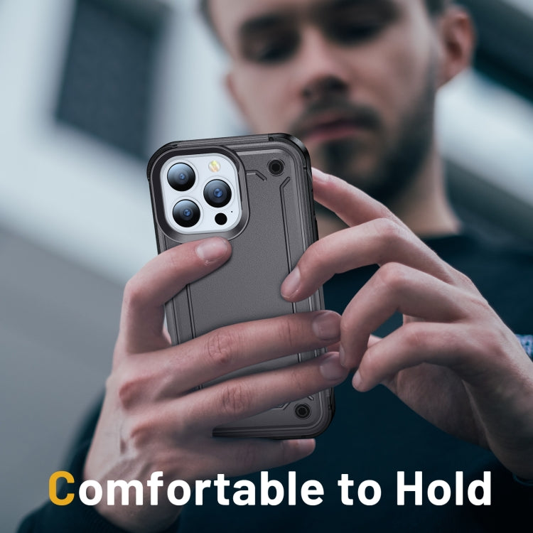 For iPhone 14 Pro Max 2 in 1 Soft TPU Hard PC Phone Case