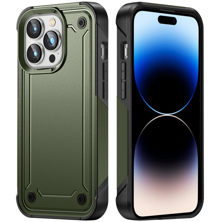 For iPhone 14 Pro Max 2 in 1 Soft TPU Hard PC Phone Case
