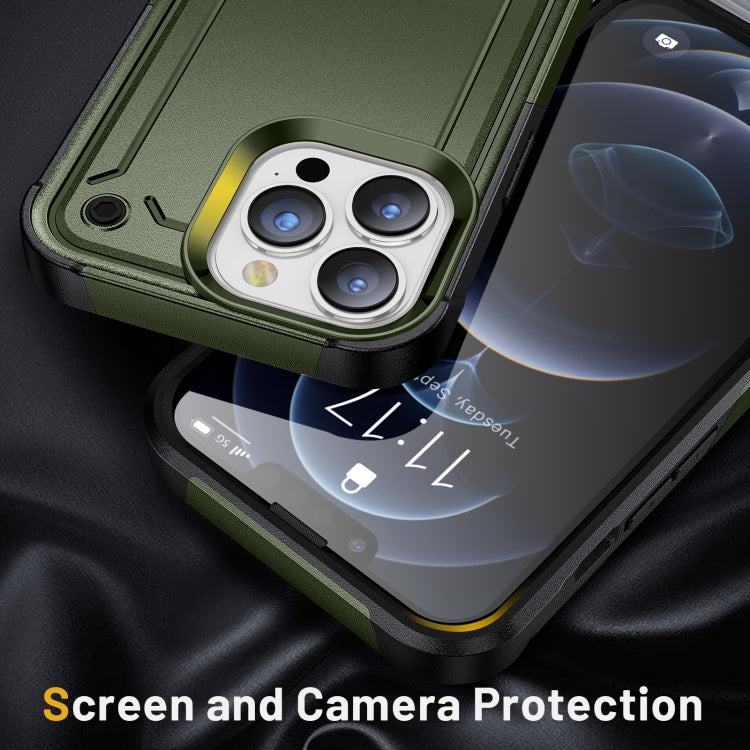 For iPhone 14 Pro Max 2 in 1 Soft TPU Hard PC Phone Case