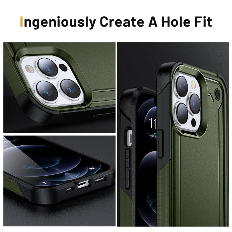 For iPhone 14 Pro Max 2 in 1 Soft TPU Hard PC Phone Case