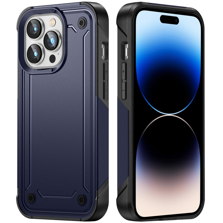 For iPhone 14 Pro Max 2 in 1 Soft TPU Hard PC Phone Case