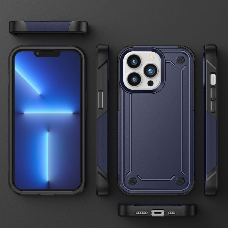 For iPhone 14 Pro Max 2 in 1 Soft TPU Hard PC Phone Case